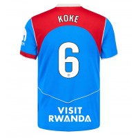 Atletico Madrid Koke #6 Tretí futbalový dres 2025-26 Krátky Rukáv
